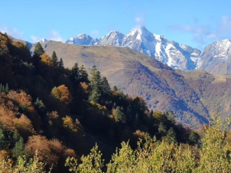 "Le Desman" Confortable T2 A La Montagne Face Aux Thermes Rando, Cure Aulus-les-Bains Luaran gambar